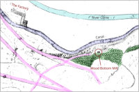 Wood Bottom 1801 Township Map